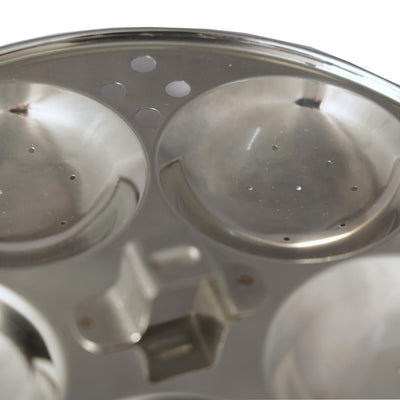 Aashita Shoppe Stainless Steel Idli Cooker/Idli Maker Makes 13 Idlis At Once Comes With 3 Plates.Gas Stove & Induction Compatible