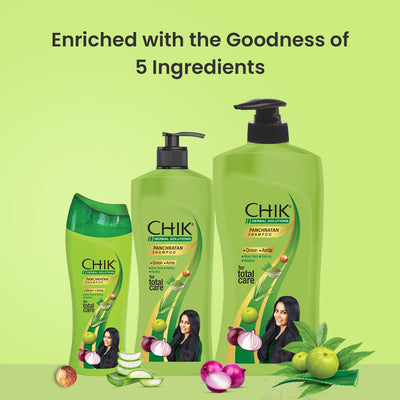 Chik Panchratan Herbal Solution Total Hair Care Shampoo, 1L  (1000ml)