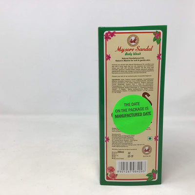 4x Mysore Sandal Body Wash, 200 ml each - Pack of 4
