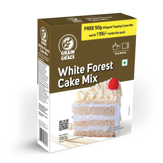 Grain n Grace White Forest Cake Mix (250g)
