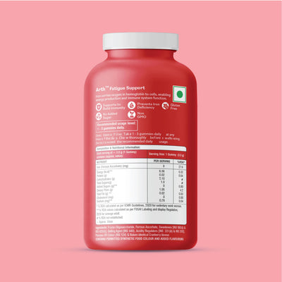 Arth Fatigue Support Iron Gummies
