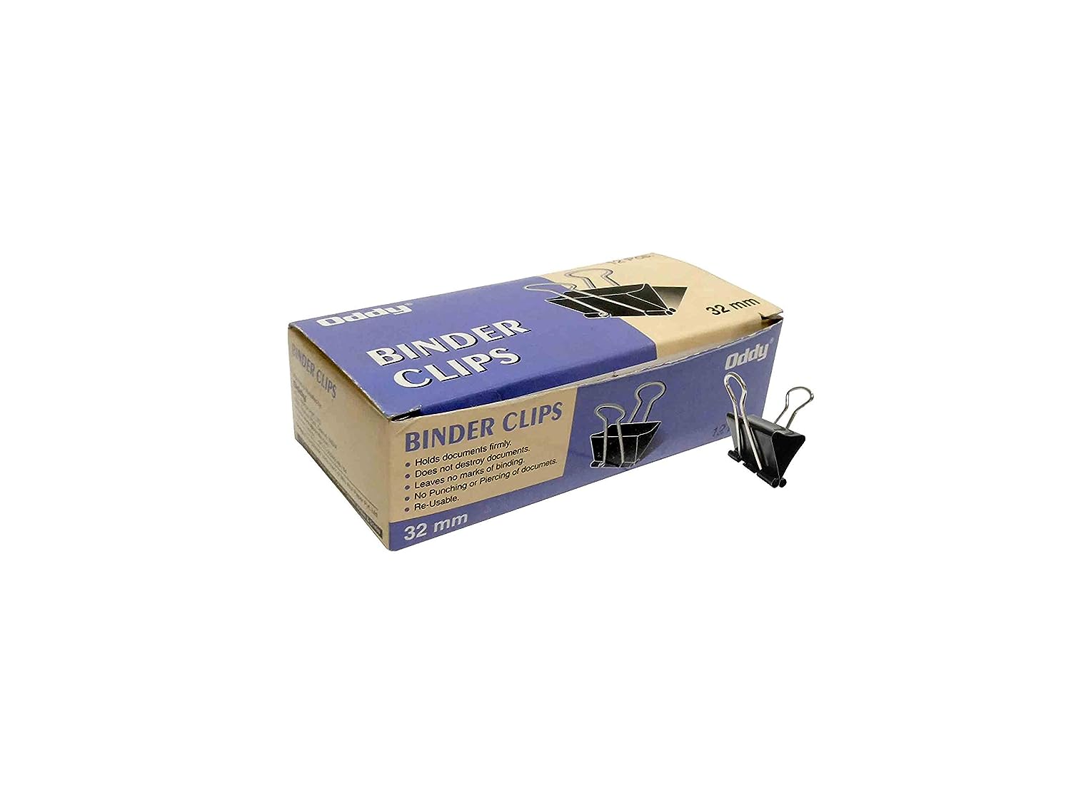 Oddy Binder Clip 32mm (Set of 6 Dozen)