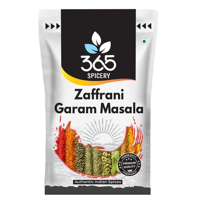 365 SPICERY Zaffrani Garam Masala | Aromatic Saffron Spice Blend for Warm and Flavorful Dishes | 100% Natural, Preservative-Free - 200 gm
