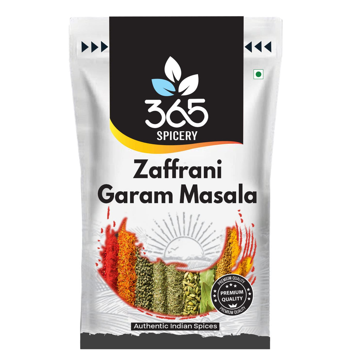 365 SPICERY Zaffrani Garam Masala | Aromatic Saffron Spice Blend for Warm and Flavorful Dishes | 100% Natural, Preservative-Free - 200 gm