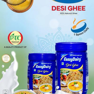 EassyDairy Pure Desi Ghee - 1 Litre