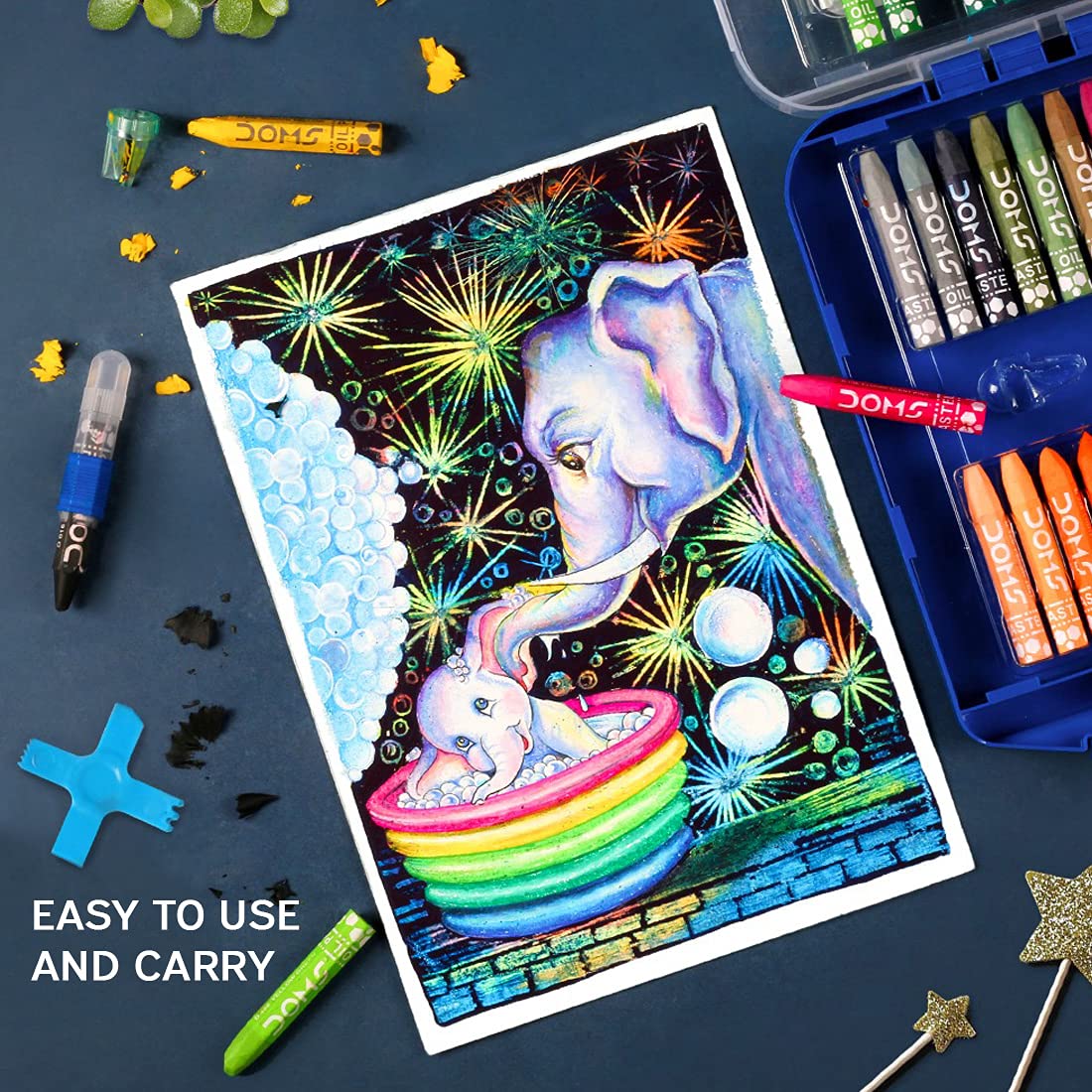 Doms Oil Pastels- Multicolour