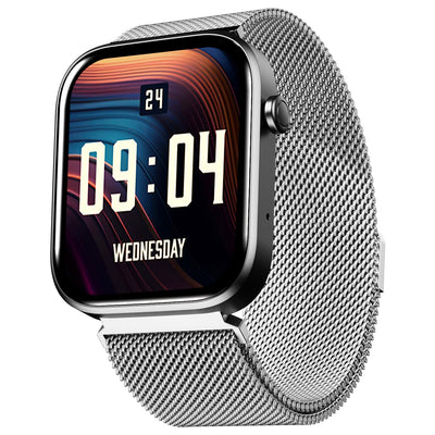 boAt Wave Call 2 Smart Watch with 1.83" HD Display, Advanced BT Calling, DIY Watch Face Studio, Coins, 700+Active Modes, Live Cricket Scores, HR&SPO2 and Sleep Monitoring(Silver Metal)