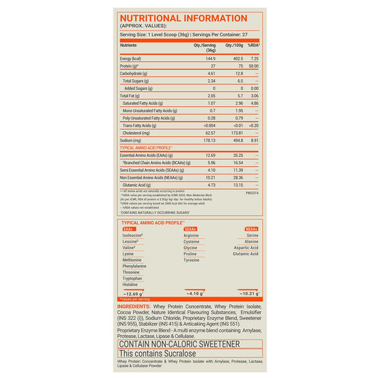 FUELONE Whey Max - Chocolate, with Shaker