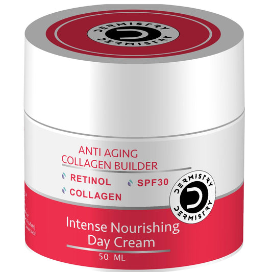 Dermistry Anti Aging Retinol Spf 30 Collagen Builder Skin Lifting Firming Face Moisturizer Day Cream For Ageing Fine Lines Wrinkles Repair - 50 ml