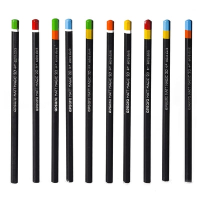 Apsara Matt Magic 2.0-50 pc jar pack - Free Sharpener & Eraser - Pack of 50 pencils