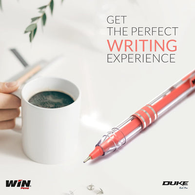 Win Duke 30 Pens (20 Blue Ink & 10 Black Ink) | 0.7mm Tip | Pastel Shades Body | Ergonomic Grip | Ball Pens for students | Smooth Writing | Ideal for School Office & Business| Budget Friendly Ball Pens