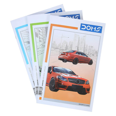 Doms Sports Cars Series Notebook - Unruled