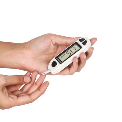 Control D Blood Glucose Monitor (Pack of 25 Strips, White)