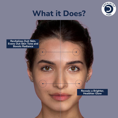 Dermistry 16% Vitamin C 1% Alpha Arbutin Skin Lightening Brightening Instant Glowing Fairness Face Serum Removes Pigmentation Dull Skin Dark Spots Corrects Radiance Sun Damage Repair 30 ml