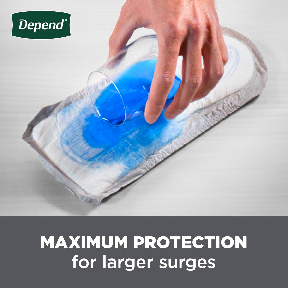 Depend Incontinence Guards for Men, Maximum Absorbency, 52 Count (Pack of 2)