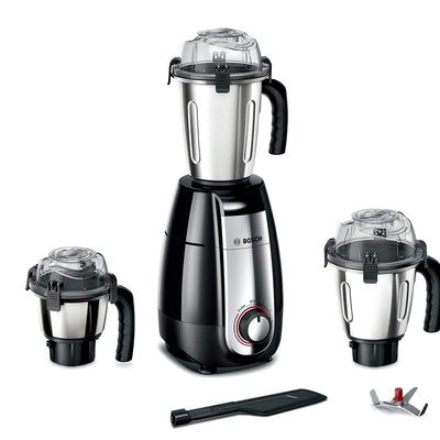 Bosch TrueMixx Pro Mixer Grinder MGM6632MIN, 750W 3 Jars (Black)