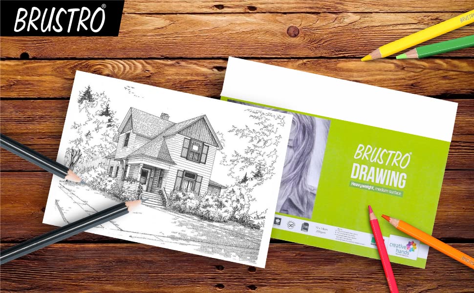 Brustro Artists' Drawing Paper 200 gsm 50 x 70 cm (20 sheets)