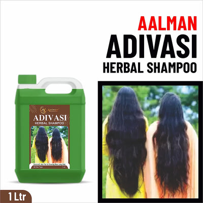 Adivasi Herbal Natural Shampoo - 1L (1000ml)