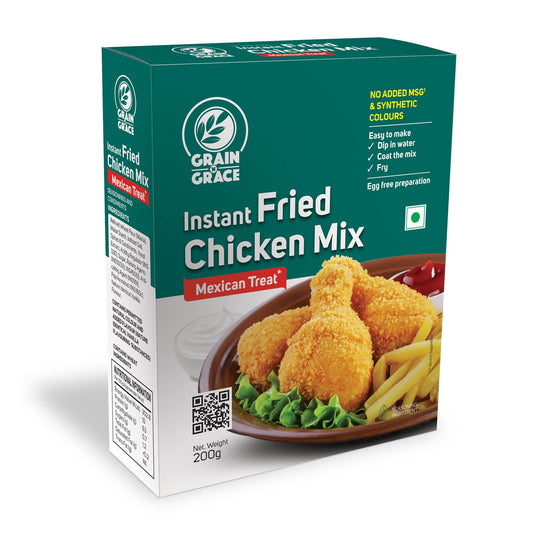 Grain n Grace Instant Fried Chicken Mix - Mexican Treat (200g)