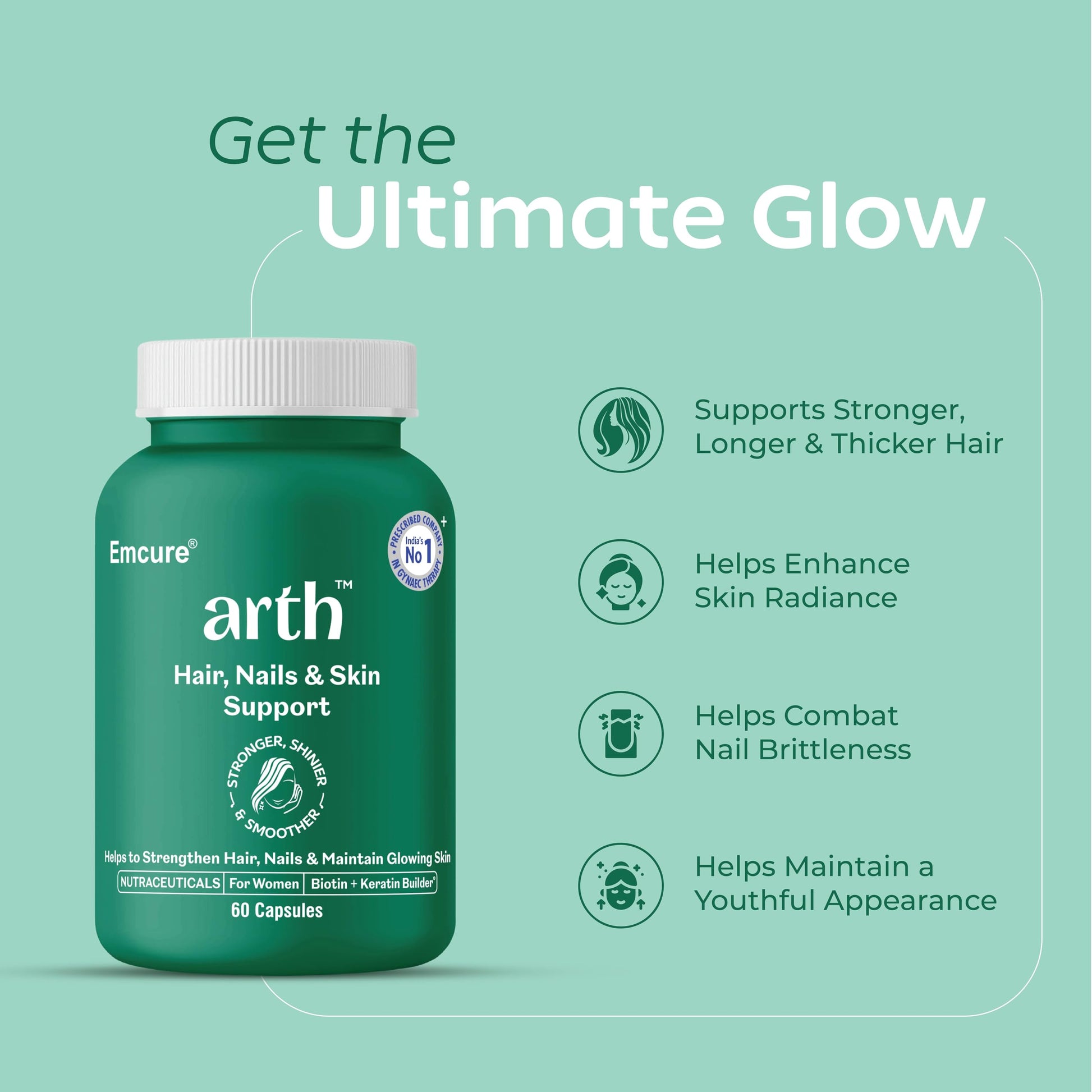Arth Biotin Hair, Nails & Skin & Capsules