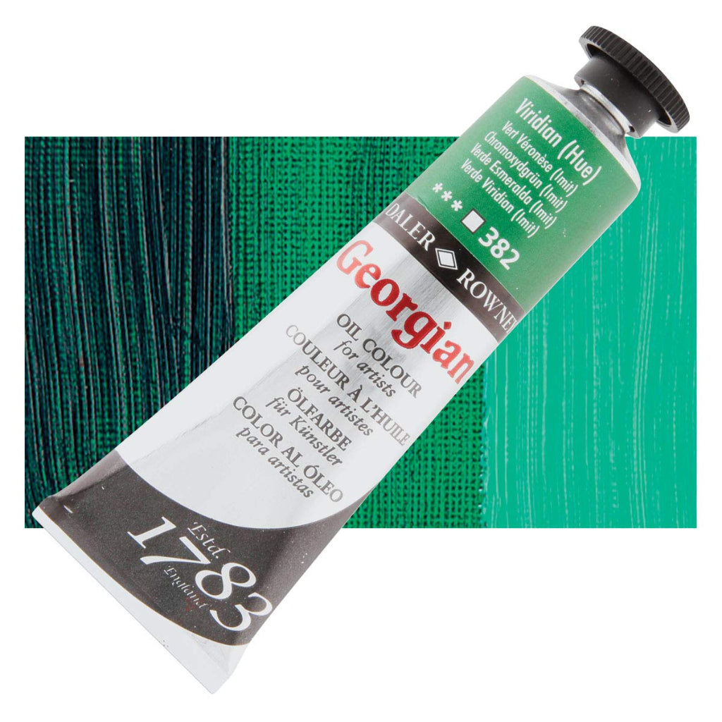 Daler-Rowney Georgian Oil Colour Studio Set With Brush (10X38Ml- Multicolor-910)