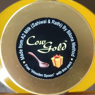 CowGold Desi Cow A2 Ghee (Sahiwal & Rathi Cow) Bilona Method 1 liter