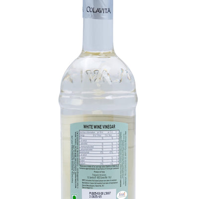 Colavita White Italian Condiment 500ml | Pairs well with Meats, White Sauces, Vegetables, Salads, Fish, and Rice | No Artificial Colors