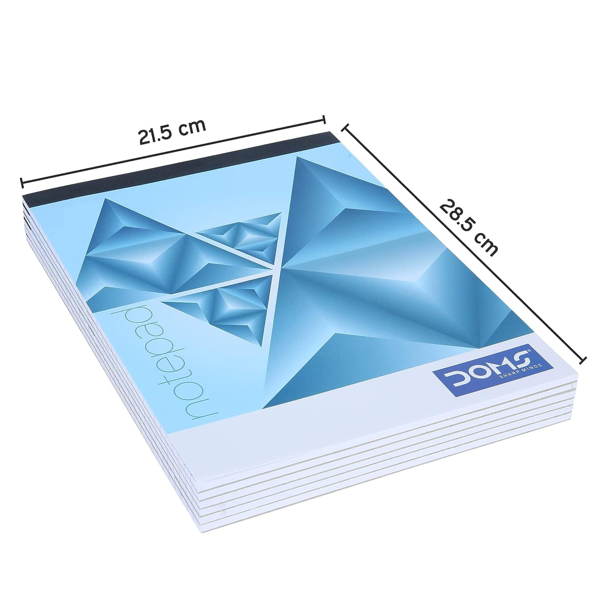 Doms NotePad | 80 Pages | 28.5 x 21.5 cm | Pack of 6