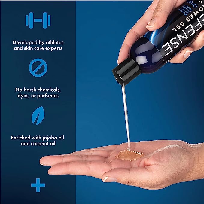 Defense Soap Antifungal Body Wash Shower Gel 236ML 100% Natural Antibacterial Tea Tree Oil And Eucalyptus Oil Helps Wash Away Ringworm, Jock Itch, Psoriasis, Yeast, And Athletes Foot