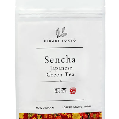 Hikari Tokyo Sencha Green Tea Loose Leaf | Premium Japanese Green Tea | Grown in Uji Kyoto |100% Pure and Authentic | Loose Leaf 100gm.