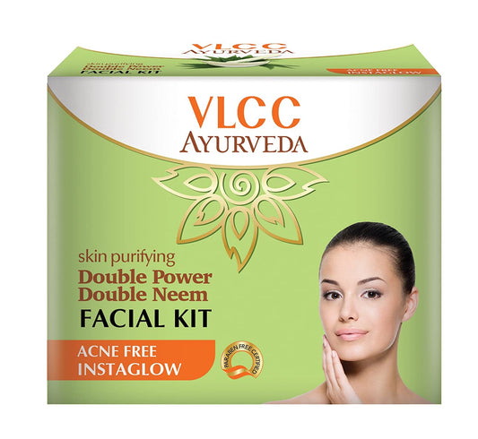 VLCC Skin Purifying Double Power Double Neem Facial Kit (50gm)