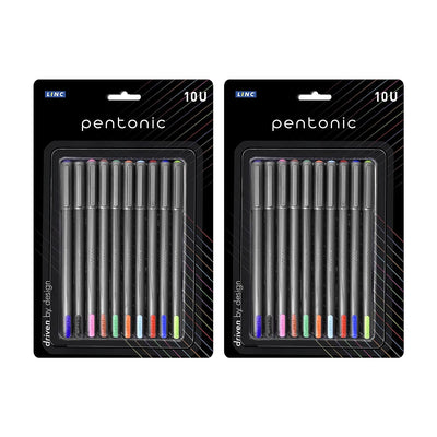 Pentonic 0.7mm Ball Point Pen - Multicolor Ink
