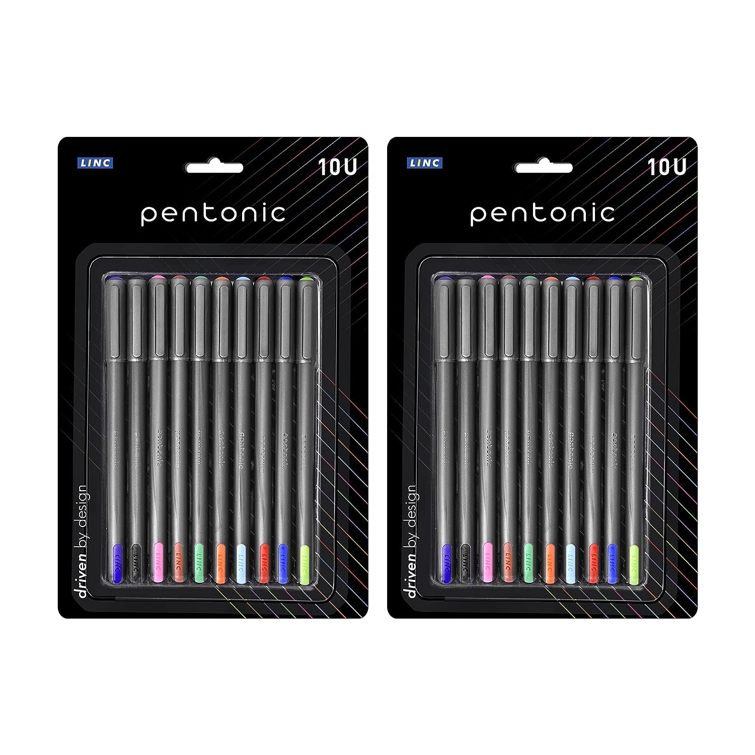 Pentonic 0.7mm Ball Point Pen - Multicolor Ink