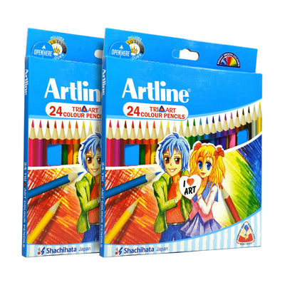 Artline Tri Art Colour Pencils