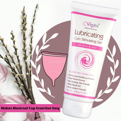 Vigini Luber Lubricants Lubrication Massage Water Based Gel Female Women 100gm