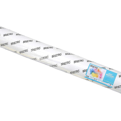 Brustro Artists' Watercolour 25% Cotton Paper Roll 300 gsm Cold Pressed Size 75 cm(30") x 10 mtr