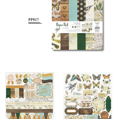 Eno Greeting Pattern Paper Book 25.4 x 25.4 cm (10"X10") Design 17E5205