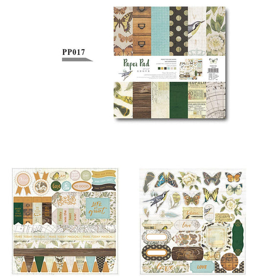 Eno Greeting Pattern Paper Book 25.4 x 25.4 cm (10"X10") Design 17E5205