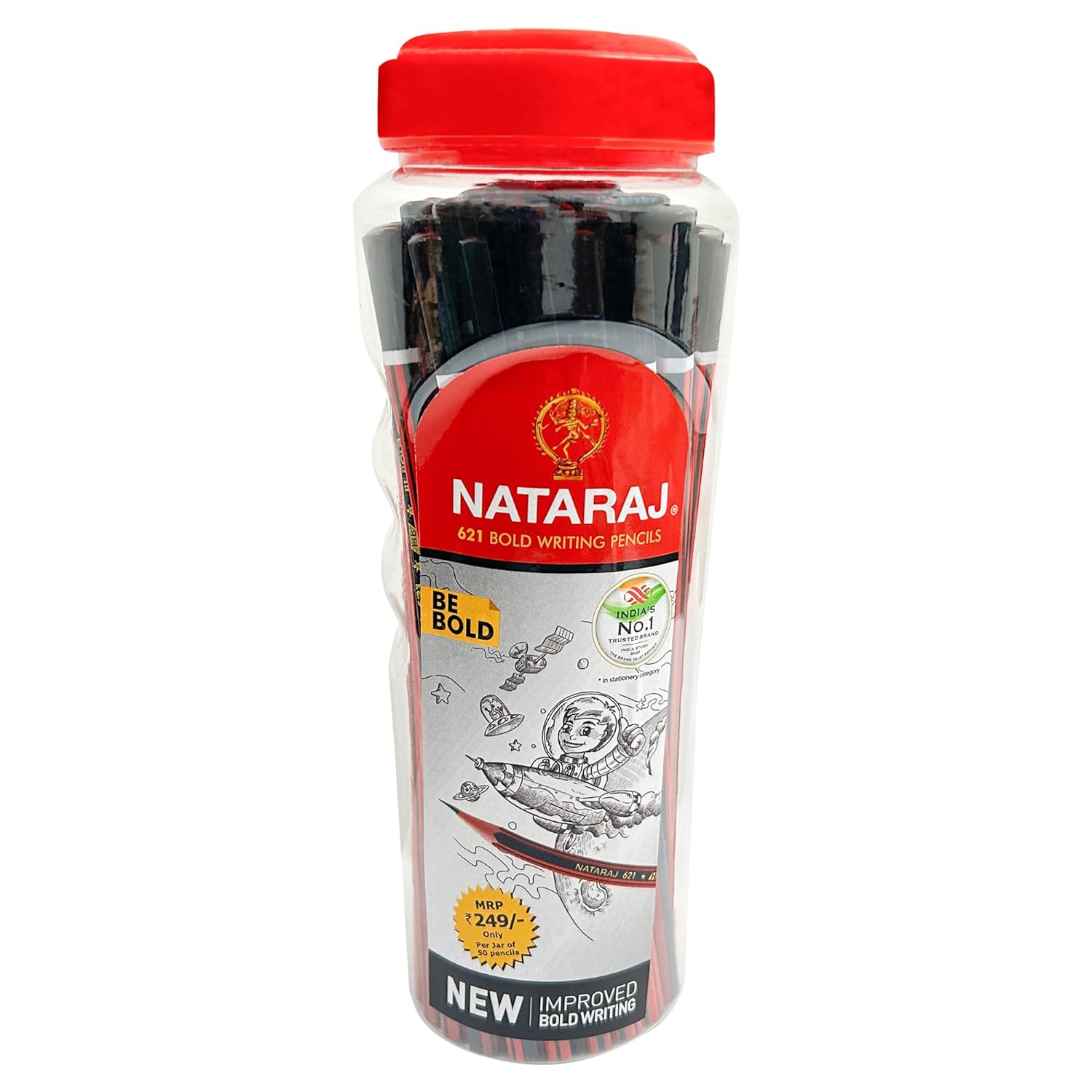 Nataraj 621 Pencil Jar - Pack Of 50