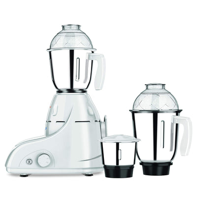 Bajaj GX 8 750 watts DLX 750W Mixer Grinder with 3 Jars, White | Plastic