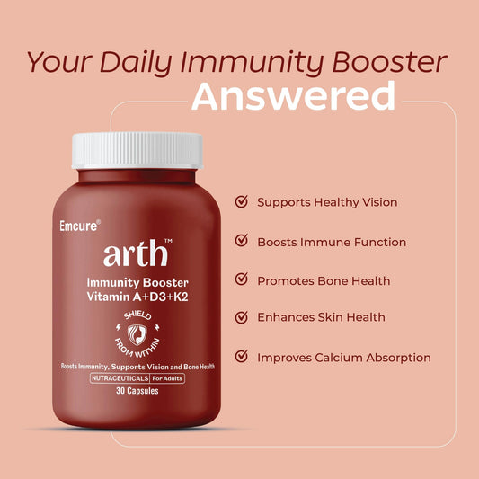 Arth Multivitamin Supplement With Vitamins A, D3 & K2 Capsules