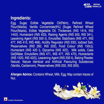 Unibic Cake - Royal Vanilla 140gm