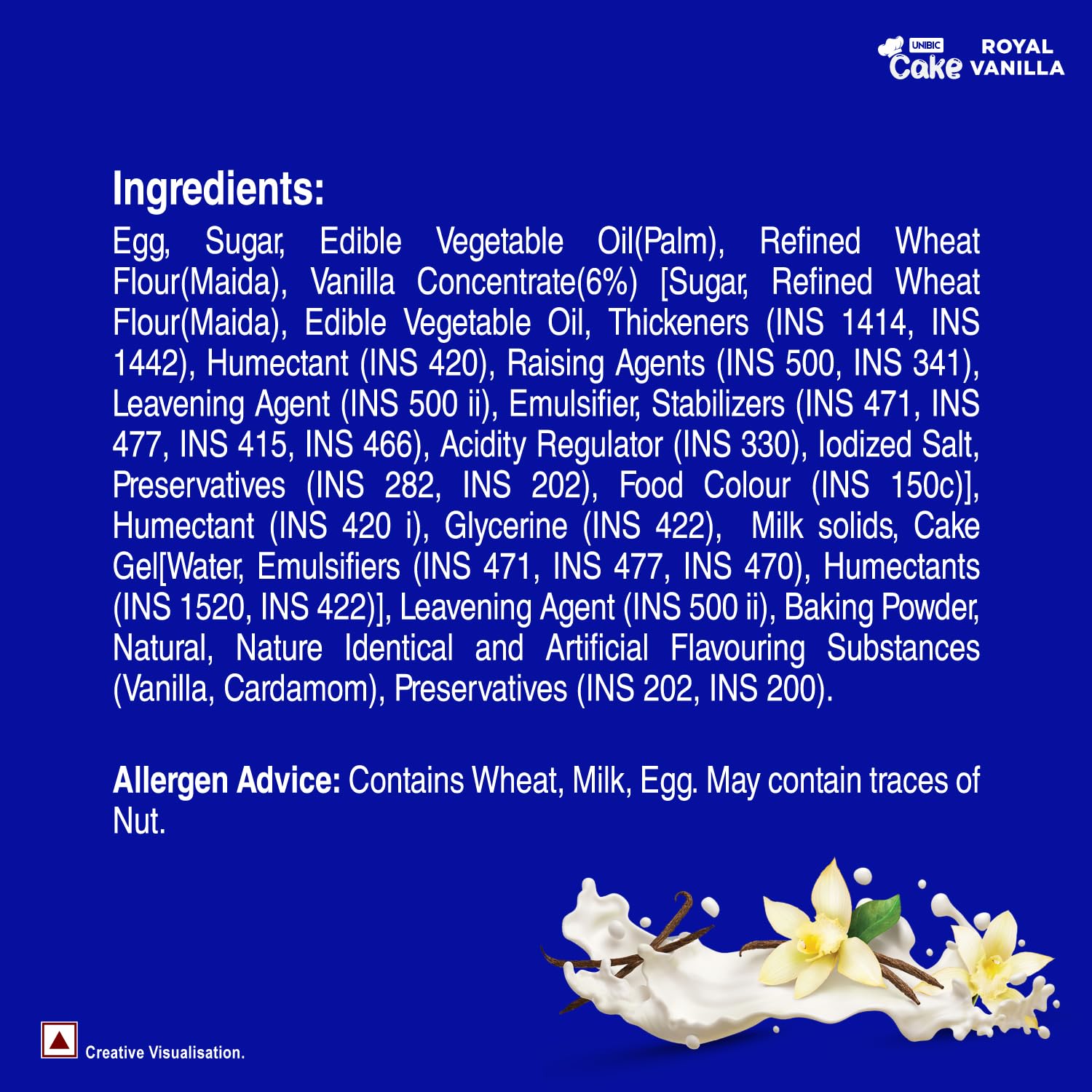 Unibic Cake - Royal Vanilla 140gm