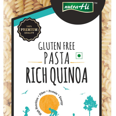 NutraHi Rich Quinoa Gluten Free Pasta + Greenpea Gluten Free Pasta 200g Each (Combo)