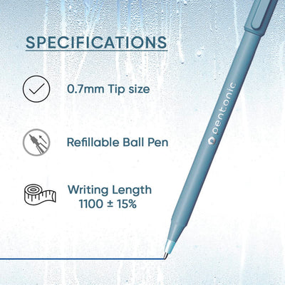Pentonic 0.7mm Frost Ball Point Pen - Combo
