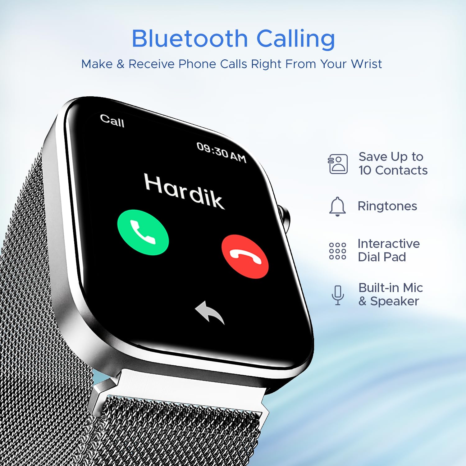 boAt Wave Call 2 Smart Watch with 1.83" HD Display, Advanced BT Calling, DIY Watch Face Studio, Coins, 700+Active Modes, Live Cricket Scores, HR&SPO2 and Sleep Monitoring(Silver Metal)