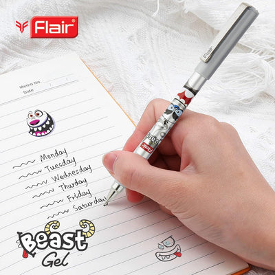 Flair Beast Gel Pen Box Pack, Black Ink
