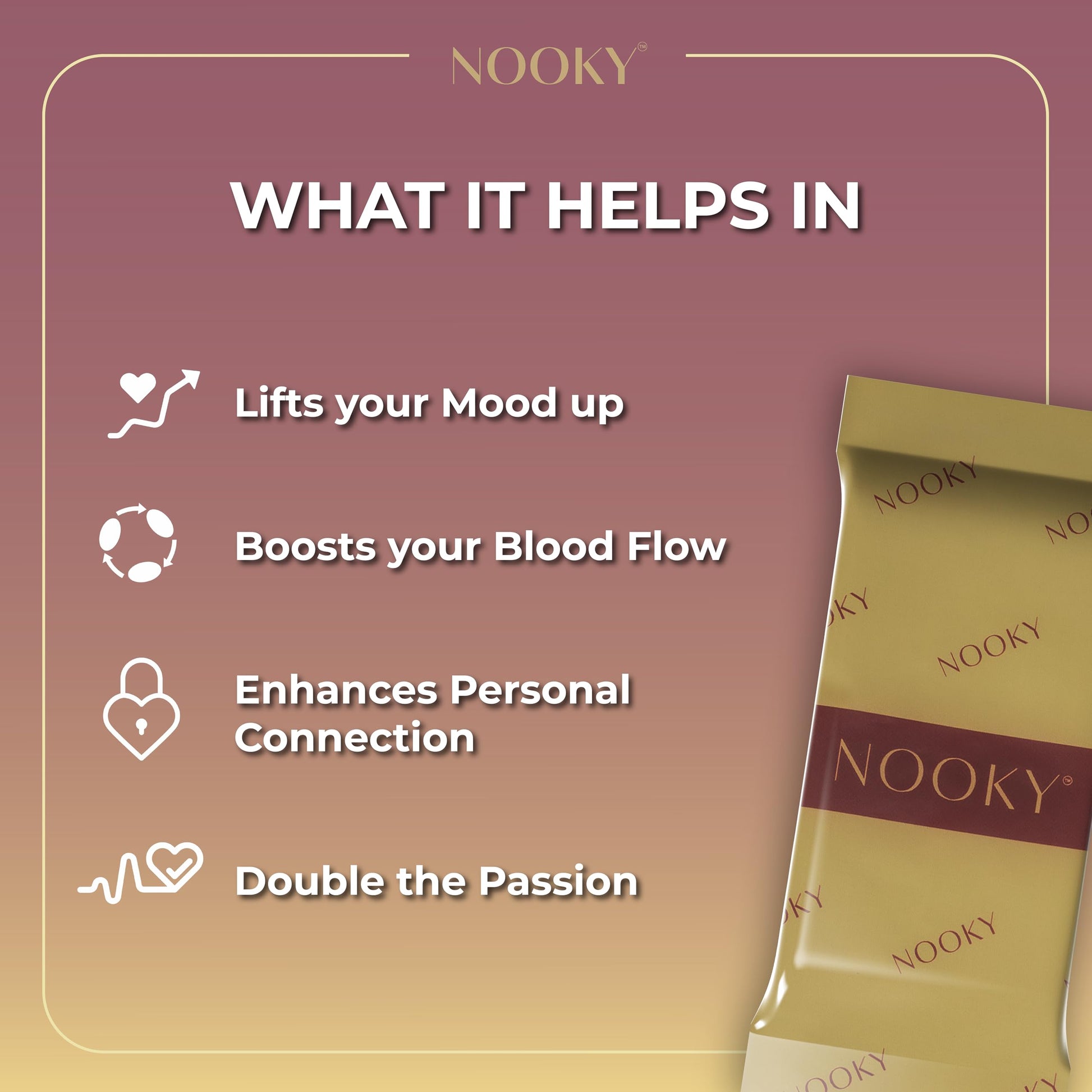 Nooky Dark Chocolate Romance Bundle for Men and Women – A Thoughtfully Curated Set to Enhance Mood and Celebrate Anniversaries, Honeymoons, Valentine’s Day, or Romantic Date Nights 3 in 1