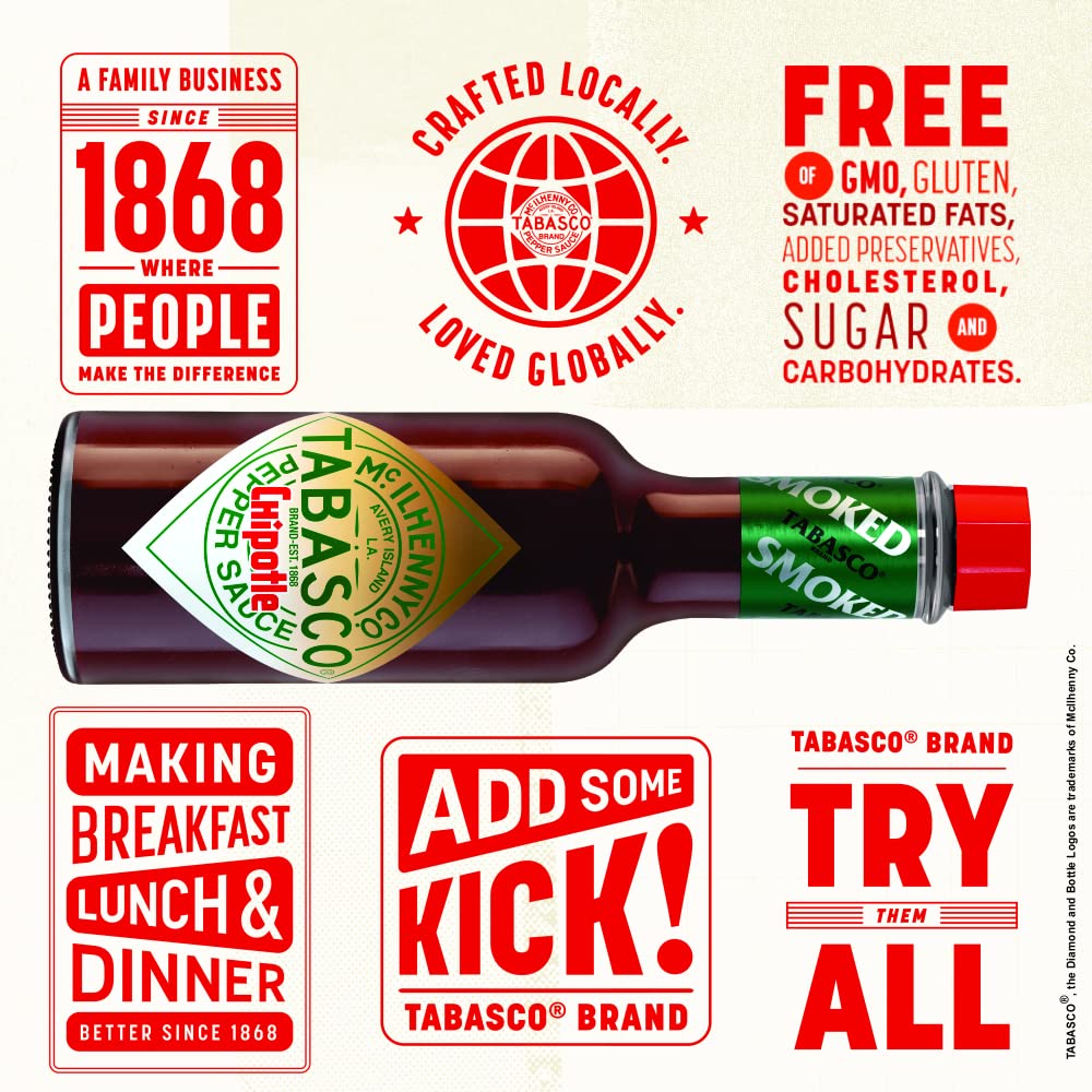 Tabasco Chipotle Pepper Sauce, 60Ml