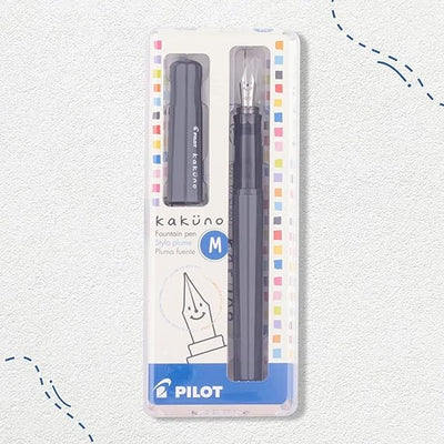 Pilot Kakuno Fountain Pen (Body - Grey)